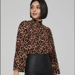 Leopard Print Blouse